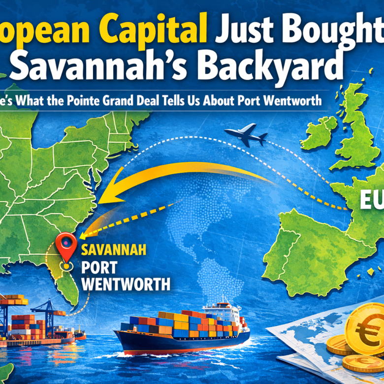 European Capital Just Bought in Savannah’s Backyard. Here’s What the Pointe Grand Deal Tells Us About Port Wentworth.