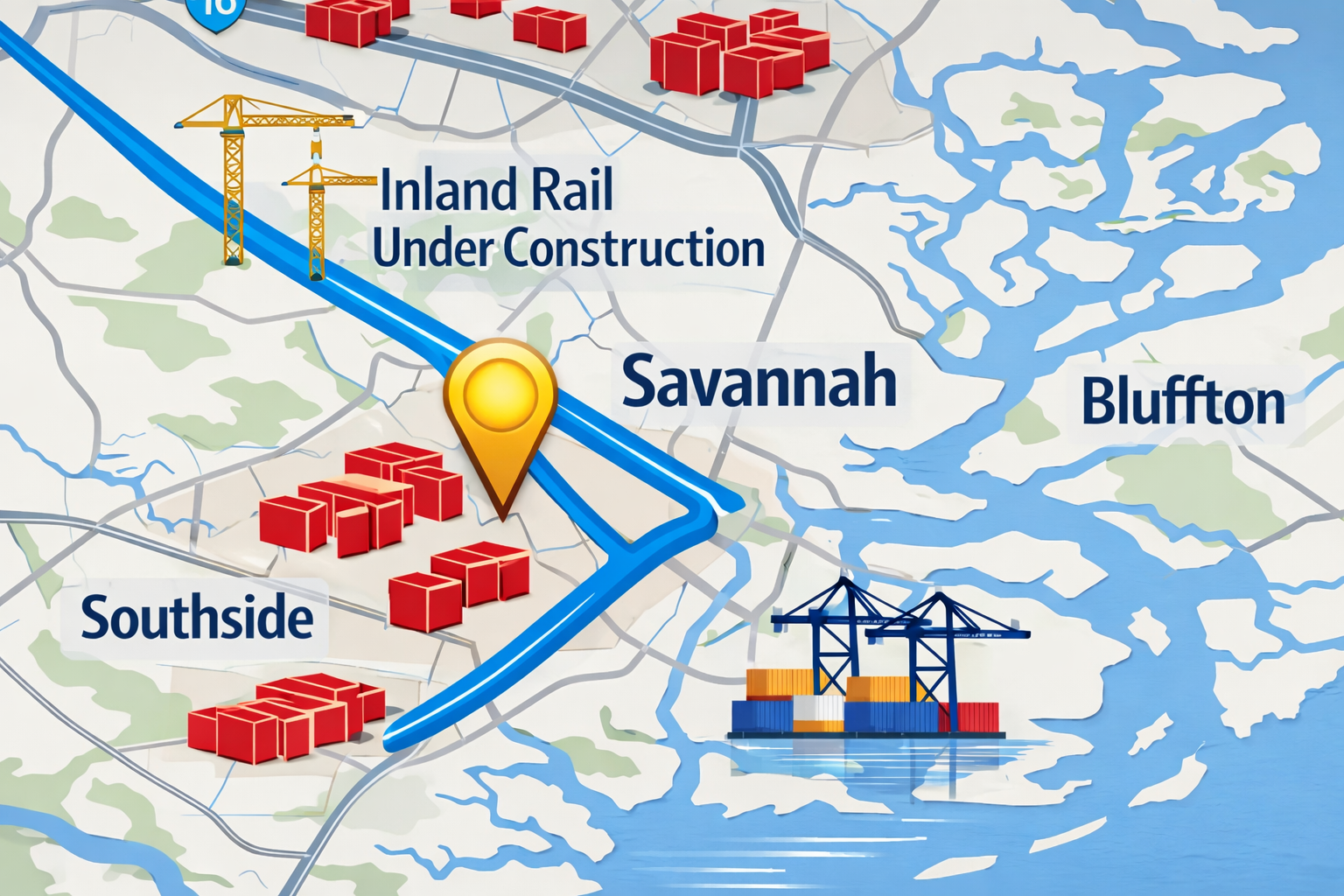 Industrial and retail market signals across Savannah, Coastal Georgia, and the Bluffton–Lowcountry corridor are shifting as supply, sublease risk, and infrastructure timing reshape 2026 outlooks.